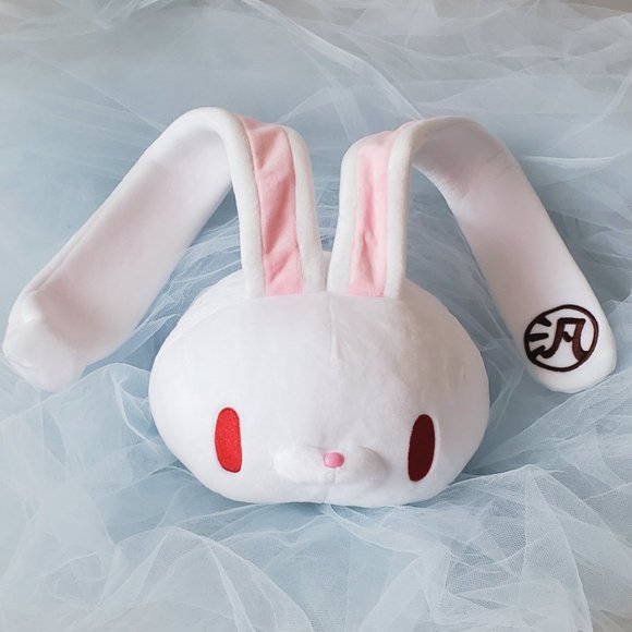 Chax GP - All Purpose Rabbit - Small Mochi Bunny Head Manju Cushion - Picture 3 of 5